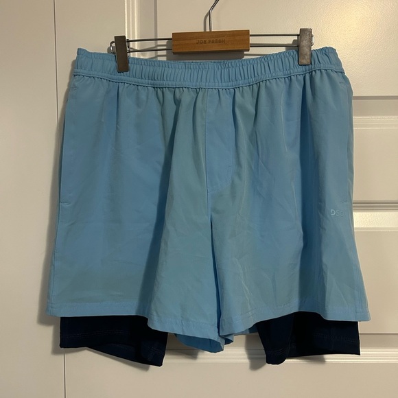 DSG Men’s 2-in-1 Agility Built-in Liner shorts - Picture 2 of 6